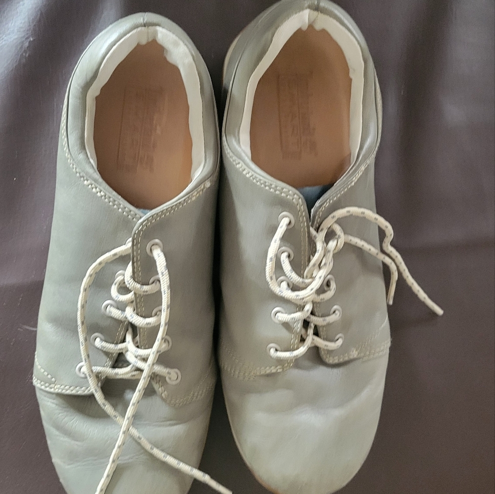 Timberland Sage Green Lace-Up Loafers/Hiking Boots